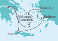 Itinerario del Crucero Islas Griegas y Turquía - Royal Caribbean
