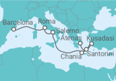 Itinerario del Crucero Lo mejor de Grecia y Italia - Royal Caribbean
