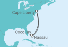 Itinerario del Crucero Bahamas - Royal Caribbean