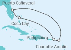 Itinerario del Crucero Caribe & CocoCay - Royal Caribbean