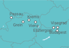 Itinerario del Crucero Austria, Hungría - Riverside