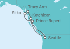 Itinerario del Crucero Alaska - Virgin Voyages