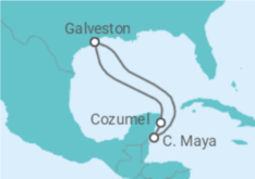 Itinerario del Crucero México - Royal Caribbean