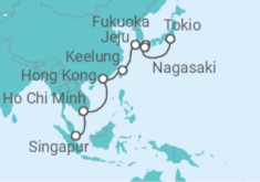 Itinerario del Crucero De Singapur a Tokio - Royal Caribbean