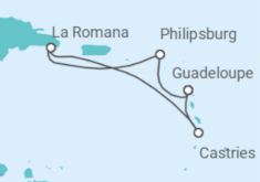 Itinerario del Crucero Una inmersión en los colores - Costa Cruceros