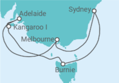 Itinerario del Crucero Australia - NCL Norwegian Cruise Line