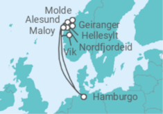 Itinerario del Crucero Tesoros de la naturaleza - Costa Cruceros