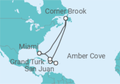 Itinerario del Crucero Puerto Rico, Bahamas - Princess Cruises