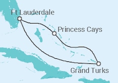 Itinerario del Crucero Bahamas - Princess Cruises