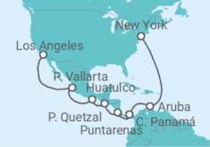 Itinerario del Crucero Canal de Panamá - De océano a océano - Princess Cruises