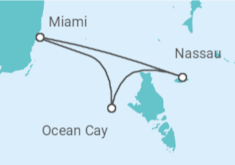 Itinerario del Crucero Bahamas, Estados Unidos - MSC Cruceros