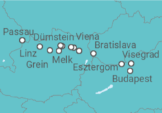 Itinerario del Crucero Perlas del Danubio - Riverside