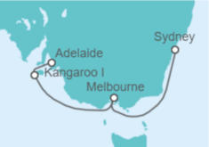 Itinerario del Crucero Sureste de Australia - Princess Cruises