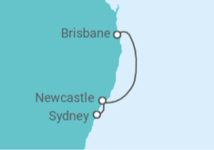 Itinerario del Crucero Australia - Princess Cruises