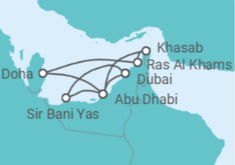 Itinerario del Crucero Arabia Icónica  - Celestyal Cruises