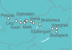 Itinerario del Crucero Perlas del Danubio - Riverside