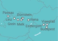 Itinerario del Crucero Tesoros del Danubio de Austria - Riverside