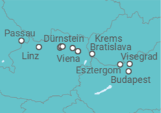 Itinerario del Crucero Serenata del Danubio - Riverside