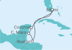 Itinerario del Crucero Honduras, México - MSC Cruceros