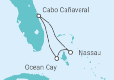 Itinerario del Crucero Bahamas - MSC Cruceros