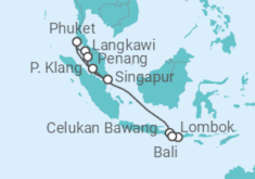 Itinerario del Crucero Tailandia, Malasia, Indonesia - Celebrity Cruises