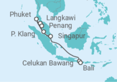 Itinerario del Crucero Tailandia, Malasia, Indonesia - Celebrity Cruises
