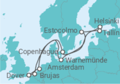 Itinerario del Crucero Holanda, Alemania, Estonia, Finlandia, Suecia, Dinamarca, Bélgica - Carnival Cruise Line