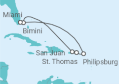 Itinerario del Crucero Saint Maarten, Islas Vírgenes y Puerto Rico - Virgin Voyages