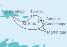 Itinerario del Crucero En plena naturaleza - Costa Cruceros