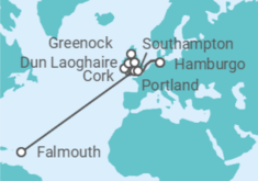 Itinerario del Crucero Reino Unido, Irlanda - Costa Cruceros