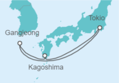 Itinerario del Crucero Corea del Sur y Japón - MSC Cruceros