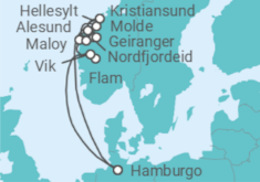 Itinerario del Crucero Alemania y Noruega - Costa Cruceros