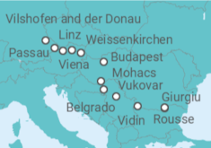 Itinerario del Crucero El gran Danubio - AmaWaterways