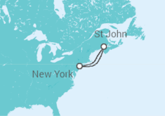 Itinerario del Crucero Canadá - Carnival Cruise Line
