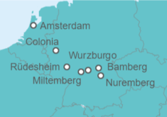 Itinerario del Crucero Crucero tres ríos: Rhin, Main y Danubio - Panavision