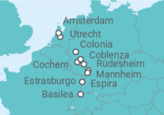 Itinerario del Crucero Rhin Clásico I - Panavision