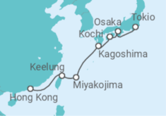 Itinerario del Crucero Japón y Taiwán - Princess Cruises