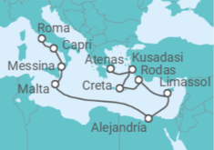 Itinerario del Crucero Navegación por el sendero de las especias - Regent Seven Seas