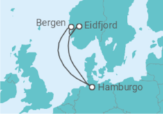 Itinerario del Crucero Noruega - AIDA