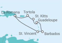 Itinerario del Crucero Una inmersión en los colores TI - Costa Cruceros