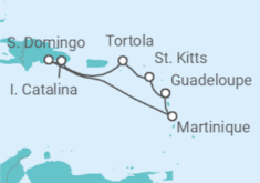Itinerario del Crucero En plena naturaleza TI - Costa Cruceros