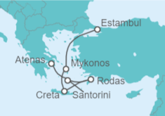 Itinerario del Crucero Grecia TI - Costa Cruceros