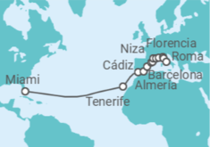 Itinerario del Crucero Viejo País en Flor - Oceania Cruises