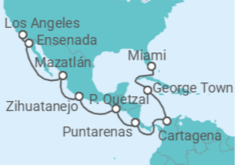 Itinerario del Crucero Fiestas Halcy - Oceania Cruises