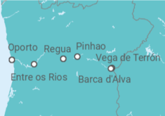 Itinerario del Crucero El seductor Duero - AmaWaterways