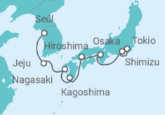 Itinerario del Crucero Corea Del Sur, Japón - Celebrity Cruises