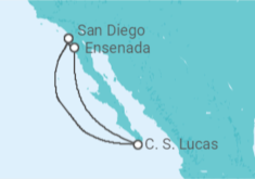 Itinerario del Crucero México - Holland America Line