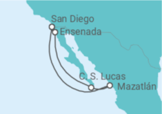 Itinerario del Crucero México - NCL Norwegian Cruise Line