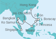 Itinerario del Crucero Tailandia, Vietnam y Filipinas - NCL Norwegian Cruise Line