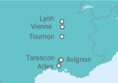 Itinerario del Crucero Colores de la Provenza - AmaWaterways